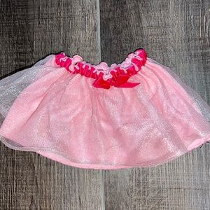 💞 Pink Double Layer Doll Tutu Skirt